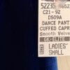 GK ELITE DANCE LADIES SMALL BLUE SMOOTH VELVET CUFFED CAPRI PANTS Sz AS NWT! - Image 2