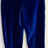 GK ELITE DANCE LADIES SMALL BLUE SMOOTH VELVET CUFFED CAPRI PANTS Sz AS NWT! - Image 3