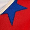 GK ELLgSLV LADIES SMALL RED FOIL BLUE WHITE STARS GYMNASTIC DANCE LEOTARD Sz AS - Image 2