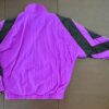 GK WARM UP JACKET UNISEX ADULT MEDIUM PURPLE BLACK SUPPLEX NYLON GYMNAST CHEER M - Image 2