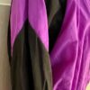 GK WARM UP JACKET UNISEX ADULT MEDIUM PURPLE BLACK SUPPLEX NYLON GYMNAST CHEER M - Image 4