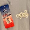 GK 'CHEER' GRAPHIC LADIES LARGE LIGHT BLUE COT/SPANDEX CHEER CAPRI PANTS SZ L - Image 3