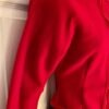 GK ICE DANCE FIGURE SKATE ADULT X-SMALL RED FLEECE VELVET ZIP JACKET SZ S NWT! - Image 2