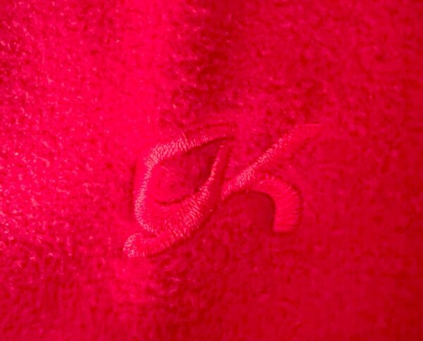 GK ICE DANCE FIGURE SKATE ADULT X-SMALL RED FLEECE VELVET ZIP JACKET SZ S NWT! - Image 5