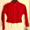 GK ICE DANCE FIGURE SKATE ADULT X-SMALL RED FLEECE VELVET ZIP JACKET SZ S NWT! - Image 6