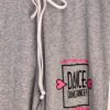 GK â€œDANCEâ€ GRAPHIC GIRLS SMALL GRAY COTTON ATHLETIC LOUNGE STRIPES PANTS Sz CS - Image 3