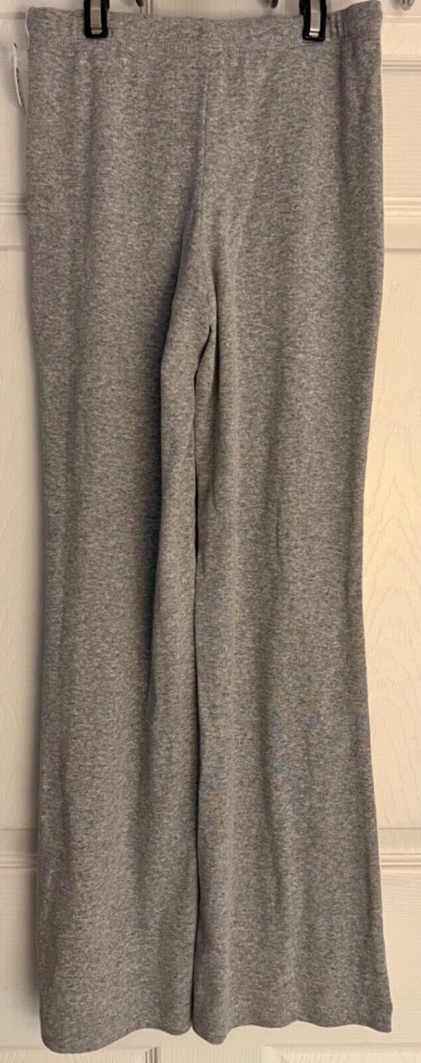 GK â€œDANCEâ€ GRAPHIC GIRLS SMALL GRAY COTTON ATHLETIC LOUNGE STRIPES PANTS Sz CS - Image 4