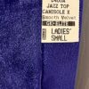 GK DANCE JAZZ TOP ADULT SMALL PURPLE VELVET BLUE X-BACK STRAPS CAMISOLE Sz AS - Image 5