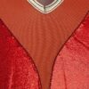 GK LgS RED MYSTIQUE ADULT SMALL RED MESH GYMNASTICS DANCE CHEER LEOTARD Sz AS - Image 7
