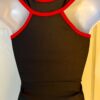 GK ELITE DANCE JAZZ ADULT SMALL BLACK MICROTECH RED TRIM TANK TOP Sz AS NWT! - Image 6