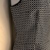 White House Black Market Size 2 Slvls Peplum Black White Top - Image 2