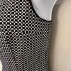 White House Black Market Size 2 Slvls Peplum Black White Top - Image 3