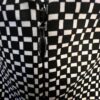 White House Black Market Size 2 Slvls Peplum Black White Top - Image 7