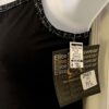 GK DANCE JAZZ ADULT LARGE BLACK MICROFIBER X-BACK FOIL STRAPS CAMISOLE TOP SZ L - Image 4