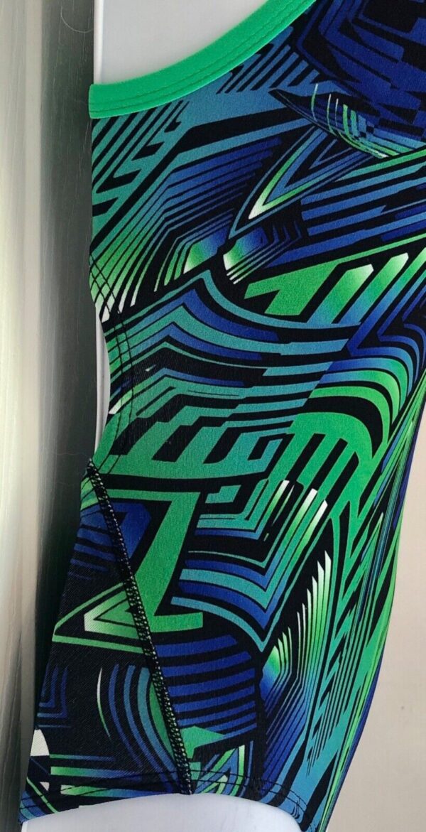 DOLFIN LADIES SIZE 26 RELIANCE BLUE GREEN GENESIS TRAINING SWIMSUIT Sz 26 NWT! - Image 4