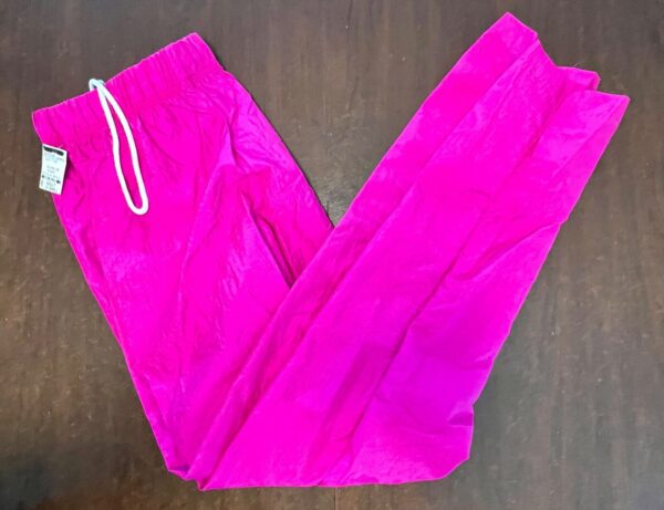 GK WARM UP ADULT X-SMALL PINK CRINKLE SUPPLEX NYLON GYM CHEER ATHLETIC PANTS XS - Image 2