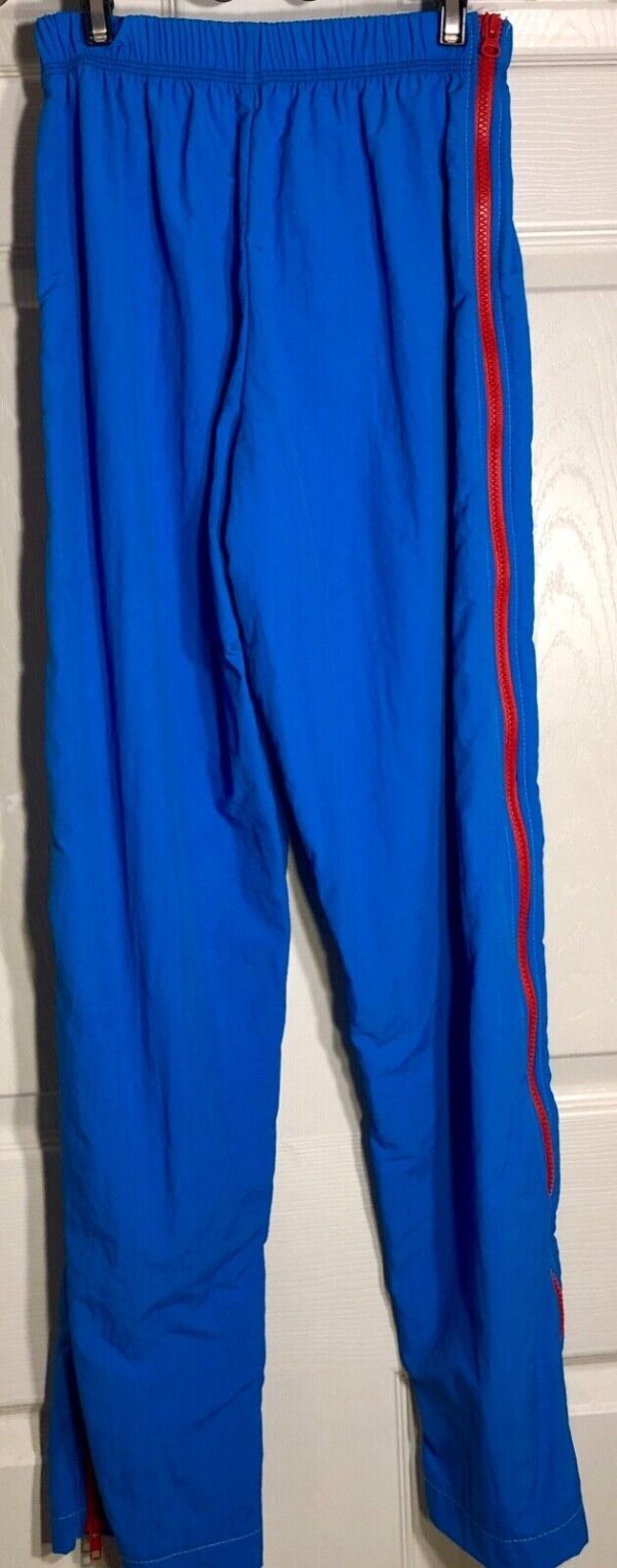 GK ELITE BLUE MESH LINED ZIP-OFF WARM UP PANTS TASLAN ADULT S - Image 4