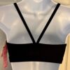 GK CHEER SPORTS TOP ADULT X-SMALL V-STRAP BLACK SYLKTECH DANCE GYMNASTS AXS NWT! - Image 4