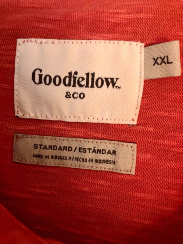 GOOD FELLOW & CO MENS XX-LARGE SSLV RUST REG FIT COLLARED POLO SHIRT XXL EUC! - Image 3