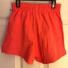 GK SOFFE GIRLS SMALL "GYMNASTICS" GRAPHIC PRINT ORANGE COTTON BOXER SHORTS SZ S - Image 3