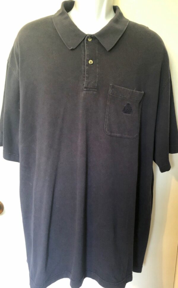 IZOD POLO SSLV MENS NAVY XX-LARGE 100% COTTON SHIRT 2XL PREOWNED