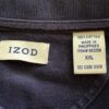 IZOD POLO SSLV MENS NAVY XX-LARGE 100% COTTON SHIRT 2XL PREOWNED - Image 10
