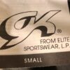 GK FAUX WRAP SKIRT CHILD SMALL BLACK GEORGETTE FOIL WAIST DANCE BALLET CS NWT! - Image 6