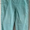 DONNA KARAN NYC LADIES SIZE 4 TEAL CAPRI JEANS Sz 4 EUC!
