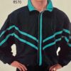 GK WARM UP JACKET UNISEX ADULT LARGE NAVY JADE SUPPLEX NYLON GYMNASTICS CHEER L