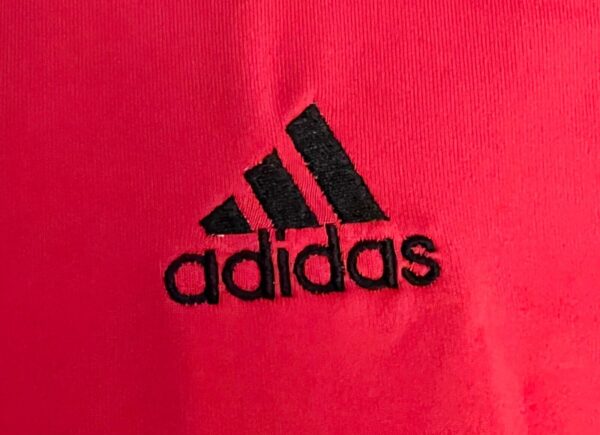 ADIDAS GK DRYTECH CHILD LARGE RED BLACK GYMNASTS ATHLETES WARM UP JACKET CL NWT! - Image 2