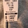 MEDALIST THERMALWEAR ADULT LARGE THERMASTAT GRAY LACE TRIM TANK TOP Sz AL NWT! - Image 7