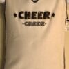 GK CHEER GLITZY GRAPHIC STITCHED TANK Size CHILD SMALL WHITE Cotton CS NWT!