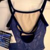 GK DANCE JAZZ GIRL'S LARGE BLUE TWILIGHT VELVET X-BACK STRAPS CAMISOLE TOP SZ L - Image 6