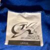 GK DANCE JAZZ GIRL'S LARGE BLUE TWILIGHT VELVET X-BACK STRAPS CAMISOLE TOP SZ L - Image 9