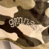 GK CAMOUFLAGE COTTON ADULT MEDIUM "GYMNAST" JEWELED PRINT SHORTS TIE SZ M NWT! - Image 3