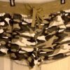GK CAMOUFLAGE COTTON ADULT MEDIUM "GYMNAST" JEWELED PRINT SHORTS TIE SZ M NWT! - Image 7