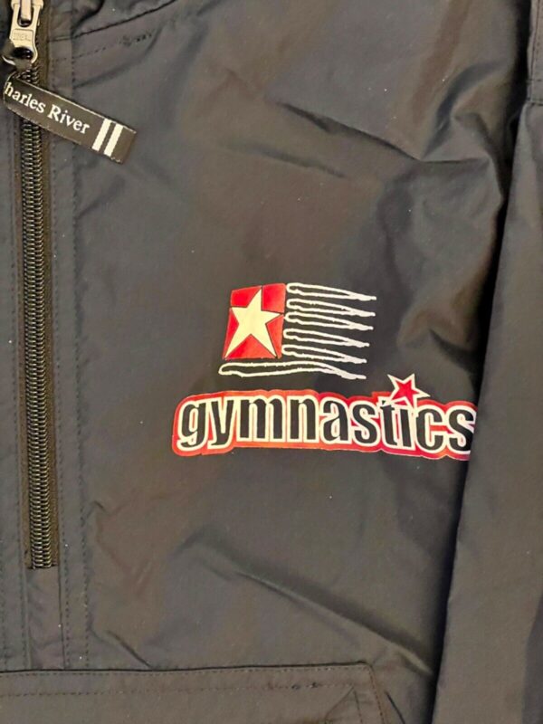 GK USA GYMNASTICS WINDBREAKER UNISEX CHILD SMALL BLUE SOFTEX LIGHT PULLOVER SZ S - Image 2