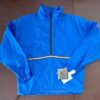 GK PULLOVER ADULT MEDIUM BLUE CRINKLE NYLON GYMNAST SKATE CHEER WARM UP JACKET M