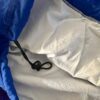 GK PULLOVER ADULT MEDIUM BLUE CRINKLE NYLON GYMNAST SKATE CHEER WARM UP JACKET M - Image 7