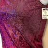 GK DANCE CHEER LADIES SMALL SPARKLE FUCHSIA FOIL ONE SHOULDER ASYM TOP Sz AS NWT - Image 4