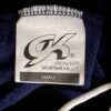 GK WARM UP ADULT SMALL NAVY BRUSHED TRICOT GOLD ACCENT GYMNASTS CHEER PANTS Sz S - Image 6