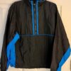 GK PULLOVER CHILD LARGE BLACK CRINKLE NYLON GYMNAST ACTIVEWEAR WARM UP JACKET L - Image 4