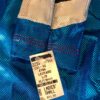 GK LgSLV LADIES SMALL BLACK VELVET BLUE SHIMMER MESH GYMNASTDANCE LEOTARD Sz AS - Image 8