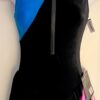 GK FIGURE SKATE LADIES SMALL BLACK VELVT ZIP TURTLENCK RACERBACK HALTER DRESS AS