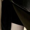 GK FIGURE SKATE LADIES SMALL BLACK VELVT ZIP TURTLENCK RACERBACK HALTER DRESS AS - Image 4