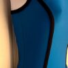 GK FIGURE SKATE LADIES SMALL BLUE MICROFIBER TURTLENECK HALTER DRESS Sz AS NWT! - Image 2