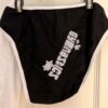 GK "GYMNASTICS" GRAPHICS LADIES SMALL WHITE COTTON CAMISOLE BLACK PANTY SET Sz S - Image 5