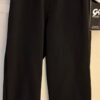 GK CAPRI TIGHTS CHILD LARGE BLACK DRY TECH FOLD-OVER GYMNASTICS DANCE CHEER CL - Image 3