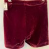 GK ELITE WINE VELVET ADULT X-SMALL GYMNASTICS DANCE WORKOUT SHORTS Sz AXS NWT! - Image 2