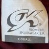 GK ELITE WINE VELVET ADULT X-SMALL GYMNASTICS DANCE WORKOUT SHORTS Sz AXS NWT! - Image 7